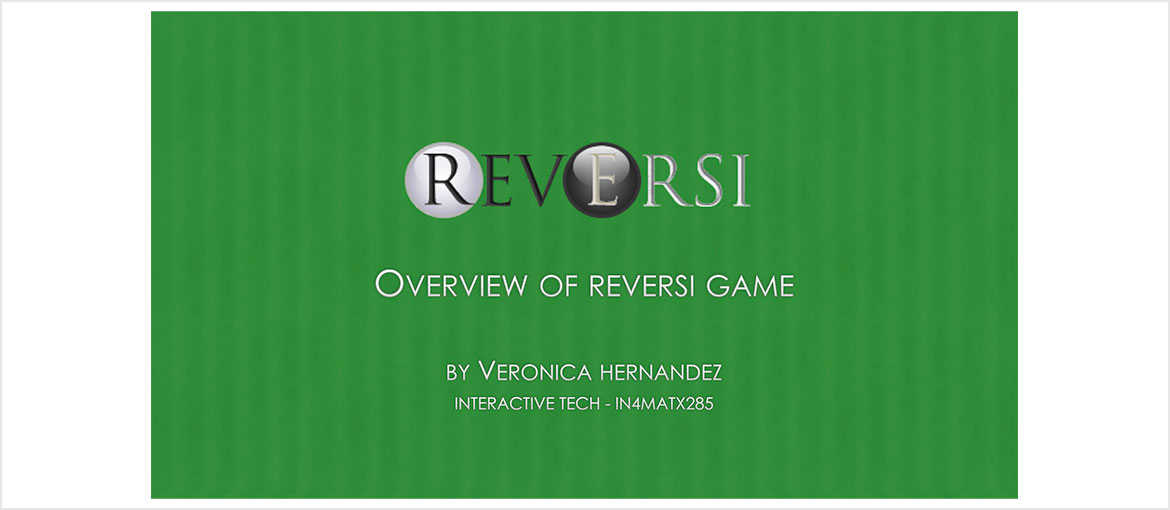 Reversi Web Development Project