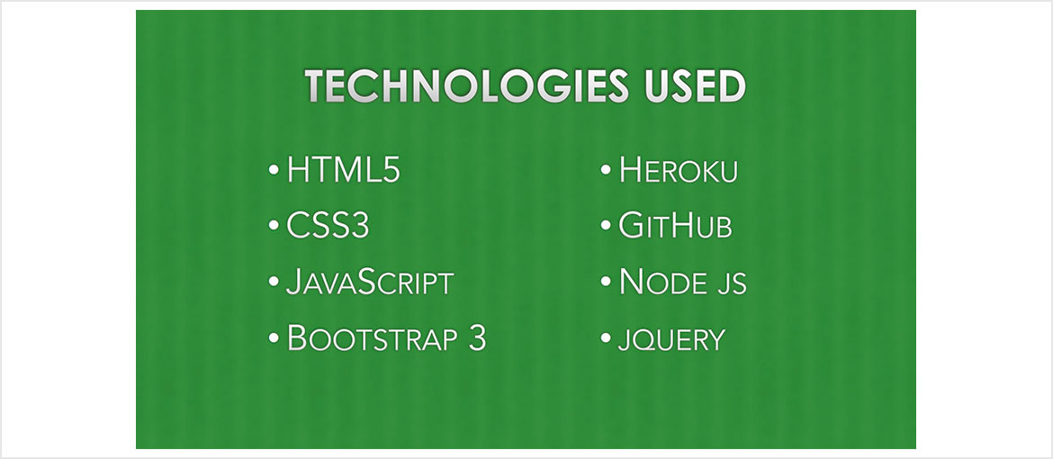 Technologies Used